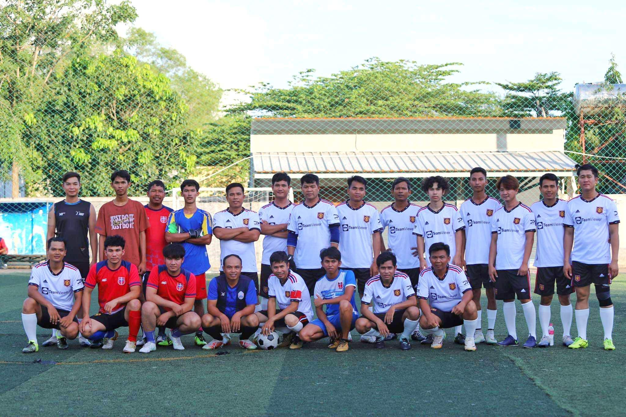 Friendly Football Match between Methodist Blessing Church, Banteay Meanchey Province with Siem Reap 